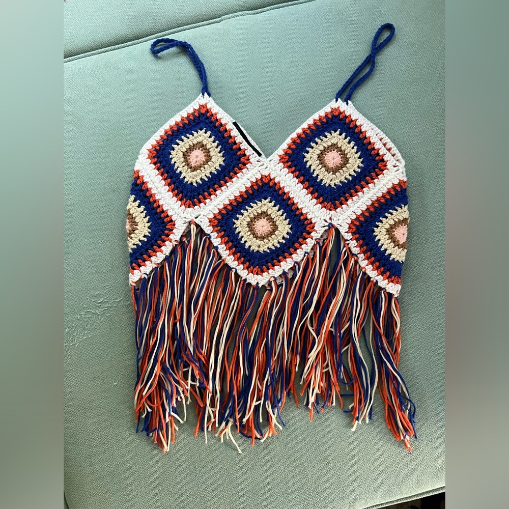 Parisian Knit Crop Top (size: S/M)